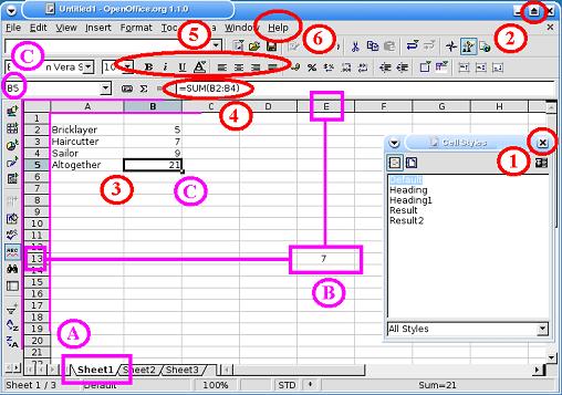 OpenOffice-Calc-Window